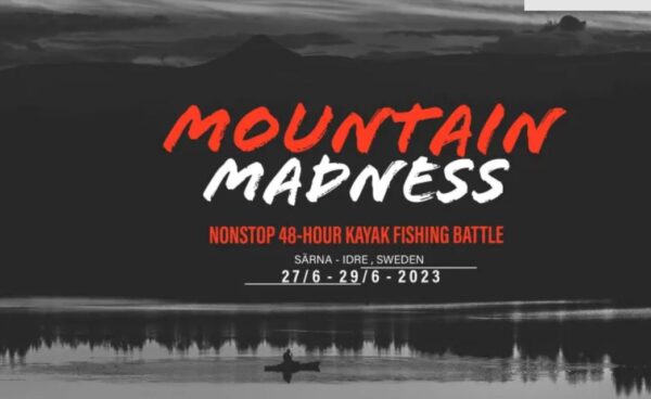 Welcome to a trouly wild 48-hour Mountain Kayak Fishing Competition! – BACK TO BASIC STYLE – Mountian Madness is a 48-hour kayak fishing battle to decide who is the Quen or King of the mountains! In order to fill your paper you have ot catch the five species PIKE, PERCH, TROUT, CHAR and GRAYLING.